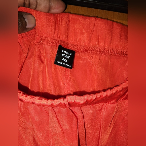 SHEIN Plus Layered Ruffle Hem Skirt 4XL (20) Red - Picture 4 of 4